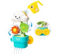 Giocattolo da bagno per bambini, giocattolo da bagno interattivo per bambini, con ventosa forte, aderisce a chiunque o doccia, divertimento per ragazzi e ragazze (nuvole)