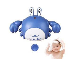 Giocattolo Da Bagno Per Bambini Simpatico Granchio Giocattolo Acquatico Per | Compagno Galleggiante A Carica Manuale Per Interazione Genitori-Figli Ideale Per Viaggi Spiaggia Asilo Blu dagli occhi lunghi