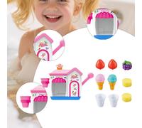 Giocattolo da bagno portatile a forma di schiuma di gelato per bambini dai 4
