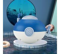 Giocattolo da Bagno Sottomarino a Orologeria, Design Rotante Sicuro (BLUE) | Plastica resistente, migliora il tempo del bagno, gioco interattivo, design sommergibile