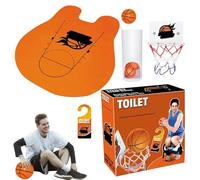 Giocattolo da basket per il bagno - Mini gioco a cerchio per interni, set di tiro sportivo interattivo, intrattenimento divertente per il bagno | Regalo giocoso per la scrivania sul posto di lavoro pe