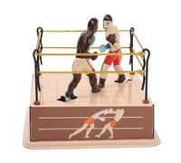 Giocattolo da Boxe da Tavolo, Giocattolo in Latta per Ring da Boxe con Meccanismo a Orologeria in Stile Vintage per Regali da Collezione Decorativi per L'home Office