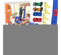 Giocattolo Da Corsa - Gioco Di Veicoli Fantastici | Rampa Da Corsa Di Auto Giocattolo per Bambini Piccoli | Natale Home Viaggi Scuola Asilo Nursery