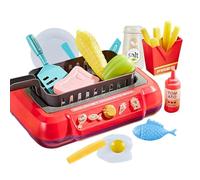 Giocattolo Da Cucina Gourmet - Set Da Cucna Finto, Da Cucin Riutilizzabili, Giocattolo Educativo Di Ruolo | Scatola Da Cucina Gourmet Per Bambini Dal Design Moderno Per Ragazzi E Ragazze,