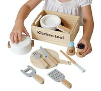 Giocattolo da cucina per ragazze - 10 pezzi realistico e sicuro gioco di ruolo, mini accessori da cucina per bambini | regalo di compleanno, divertimento per le vacanze, Natale, Capodanno, Pasqua