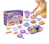 Giocattolo da cucina per ragazze, realistico e sicuro gioco 'ora del tè - Cucina giocattolo divertente | Per compleanno Natale Capodanno Pasqua festa casa giocattolo interno