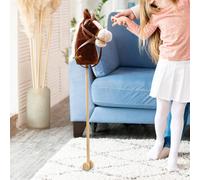 Giocattolo da equitazione con bastone, divertente, cavallo da passeggio su