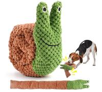 Giocattolo da Fiuto, Intelligenza per Cani a Forma di Lumaca | Giocattolo Cigolante per Cani, Giocattolo a Forma di Lumaca per Cani, Giocattolo da Fiuto per Cani, Giocattolo Lumaca perCani