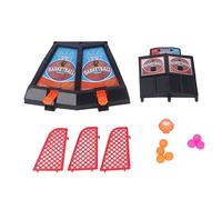 Giocattolo da Gioco di Pallacanestro con Catapulta da Dito da Tavolo per L'interazione Divertente Genitore-Figlio Leggero e Compatto 1 Set (Doppia Riproduzione)