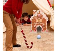 Giocattolo Da Golf Di Pan Di Zenzeros - Set Da Golf Di Pan Di Zenzeros Con Bastoncini Di Zucchero E Bersaglio Per La Casa DiPan DiZenzero, Set Da GolfDi PanDi ZenzeroPer Feste, Vacanze, Raduni