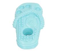 Giocattolo da Masticare per Cani, Giocattolo da Masticare per Cani TPR Simpatico per la Pulizia dei Denti Resistente Ai Morsi a Forma di Pantofola per Regalo per (Blu