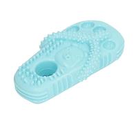 Giocattolo da Masticare per Scarpe per Cani per Masticatori Aggressivi Che Puliscono i Denti Intrattenimento Interattivo Riduce L'ansia Design della Pantofola (Blu pavone)