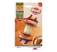 Giocattolo da mordere per cani Nylabone Rawhide Nodo Taglia M Nylon Carne di