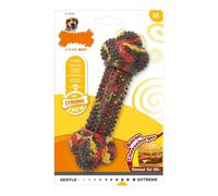 Giocattolo da mordere per cani Nylabone Strong Chew Bacon Formaggio Sandwich,