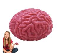 Giocattolo da pallina da stress cerebrale, palline da stress a forma di cervello di lunga durata, versatile sanguinose giocattolo spaventoso, giocattoli squishy rimbalza