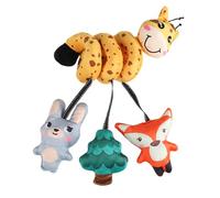 Giocattolo da Passeggino - Peluche Sensoriale Ad Alto Contrasto con Campanello,Stimola I Sensi Strumento Educativo Precoce, Accessori per Maschi E Femmine