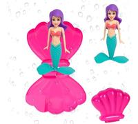 Giocattolo da Piscina Rotante Sirena, Mermaid Pool Toy Shell, Guscio Giocattolo da Piscina la Sirenetta, Regali Magici a Conchiglia Galleggiante, Accessori Piscina Giocattolo Bambini