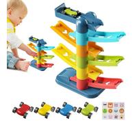 Giocattolo Da Pista Da Corsa - Giocattolo Da Pista Da Corsa In ABS Per Bambini, Set Da Gioco Interattivo, Educativo Abilità Motorie Interattive Rampa Da Gioco Set Di Giocattoli Per Veicoli Multistrato