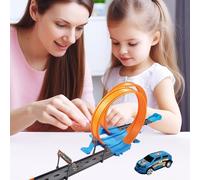 Giocattolo da pista per auto, Giocattolo da pista | Giocattoli flessibili per auto Press And Go per bambini,Divertenti giochi di strada flessibili, giocattoli per con piste per Natale