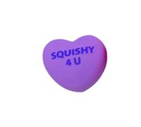 Giocattolo da schiacciare a forma di cuore con texture morbida e solida, sensoriale, antistress, per bambini, adulti, come regalo per gli ospiti per un sacchetto a sorpresa, ideale come regalo