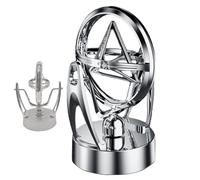 Giocattolo da scrivania a moto perpetuo,Macchina a moto perpetuo - Modello di rotazione del moto perpetuo - Giocattolo per l'equilibrio della rotazione liscia, decorazioni per sculture da tavolo per m