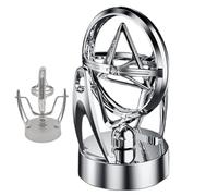 Giocattolo da scrivania a movimento perpetuo, scultura da 20 cm con rotazione magnetica USB | modello educativo Power PC | Desktop Newton | Ornamento di fisica per la decorazione della casa