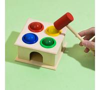Giocattolo da scrivania con martello, giocattoli educativi per il riconoscimento dei colori e lo sviluppo cognitivo, giochi di apprendimento precoce, martello per costruire giocattoli per bambini, gio