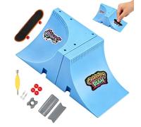 Giocattolo da skateboard con rampa liscia e divertente giocattolo per | Set di skateboard per bambini, per ragazze, casa, scuola, asilo, aula, sala giochi, compleanno