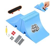 Giocattolo da skateboard con rampa liscia e divertente giocattolo per | Set di skateboard per bambini, per ragazze, casa, scuola, asilo, aula, sala giochi, compleanno
