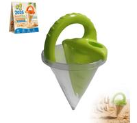 Giocattolo da spiaggia a imbuto di sabbia, sandbox in plastica ABS giocattolo di versamento setaccio d'acqua creatore di castelli di pioggerellina, for creazioni di adulti(1 PCS)