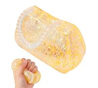 Giocattolo da spremere per borsetta glitterato - Morbido giocattolo sensoriale antistress Squishy, simpatici giocattoli antistress per bambini Adolescenti Adulti Home Office Viaggi Lunghi viaggi Ces