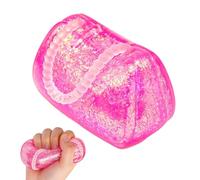 Giocattolo da spremere per borsetta glitterato - Morbido giocattolo sensoriale antistress Squishy, simpatici giocattoli antistress per bambini Adolescenti Adulti Home Office Viaggi Lunghi viaggi Ces