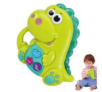 Giocattolo da tastiera per bambini, giocattoli musicali per bambini, Dinosaur Cartoon Baby Activity Toys con musica, Piccoli strumenti portatili per bambini Tennager per ragazze ragazzi