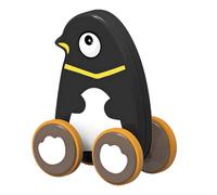 Giocattolo da tirare,Giocattoli da tirare per 1 anno, Simpatico giocattolo push-pull a forma di animale, Giocattolo educativo per camminare ed equilibrare con ruote in, giocattolo interattivo per l'e