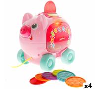 Giocattolo da trascinamento Winfun 17 x 16 x 13 cm [4 Unità]