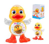 Giocattolo d'anatra danzante, Giocattolo Musicale Papera, Giocattolo per Bambini Camminante con musica e luci, Giocattolo Paperella Interattiva, Dancing Duck, Anatra Giochi per Neonati