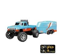 Giocattolo Del Camion Telecomandato, Camion Telecomandati per Ragazzo,Piccolo Giocattolo Elettrico Per Auto - Ciniglia All Terreno 2,4 GHz, Giocattoli Per Camion Auto RC Ricaricabili con Luci, Scala