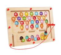 Giocattolo del labirinto magnetico, grafico del labirinto magnetico, Lavagna di puzzle del labirinto magnetico in legno, Giocattoli di abilità sottili, giocattoli di apprendimento della corrispondenza