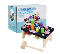 Giocattolo del martello del bambino, giocattoli del martello per i bambini piccoli,Banco di colpi con gioco di talpa in legno di mazzo, giocattolo del martello del bambino | Giocattoli educativi di