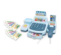 Giocattolo del Registratore di Cassa, Giocattolo Interattivo per la Cassa del Supermercato per Bambini, con Effetti Sonori delle Luci dello Scanner per Bambini