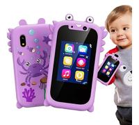 Giocattolo del telefono intelligente per tutti,Giocattoli per smartphone,Giocattoli di apprendimento del telefono cellulare per bambini con doppia fotocamera | Giocattoli educativi