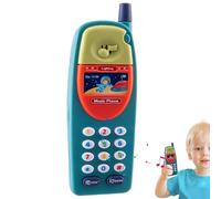 Giocattolo del telefono per, telefono Giocattolo per bambini | Lettore musicale falso telefono per, suono e luce lenitivi - Telefono cellulare divertente per l'educazione precoce, per ragazzi