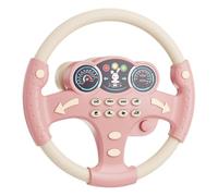 Giocattolo del volante - giocattolo del volante per bambini | Giocattolo del volante che guida la musica | Attaccamento giocattolo del volante per passeggino creativo | Fai finta di giocare giocattolo