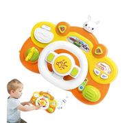 Giocattolo Del Volante Per Bambini - Giocattoli Di Apprendimento Interattivo | Giocattolo Musicale | Guida Educativa Con Luce E Suono Per La Scuola Pretendente Coordinamento Per Gli Occhi A Mano (23x5