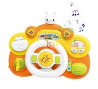 Giocattolo del volante - ruote di guida musicale | Ruota di simulazione per bambini | Giocattoli per bambini con luce e suono | Drivings Learning Educational giocattolo, fingi di ruote sterzo per auto