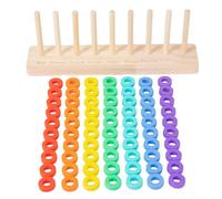 Giocattolo di abbinamento per l'ordinamento dei colori - Set di attività matematiche educative per bambini, Gioco di apprendimento delle abilità motorie | Coinvolgente giocattolo di addestramento