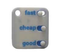 Giocattolo di agitazione | Fidget sensoriale portatile | Rensolver di stress da scrivania stampata in 3D | Spinner leggero 7x5cm per focus ansia nelle sale di viaggio o di attesa