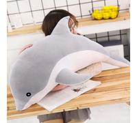 Giocattolo di animali di peluche di delfino creativo, cuscino per dormire,