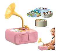 Giocattolo di apprendimento grammofono per i più piccoli, giocattolo musicale grammofono per i più piccoli, giocattolo di registrazione fonografo musicale per i bambini | Lettore musicale di storia