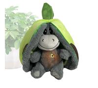 Giocattolo di asino imbottito - asini che respirano peluche | Plushiey animato | Snuggle Animal Companion | Giocattolo luci lenitivo per l'istruzione precoce | Cuscino per la decorazione
